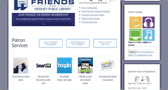 Desktop Screenshot of hersheylibrary.org